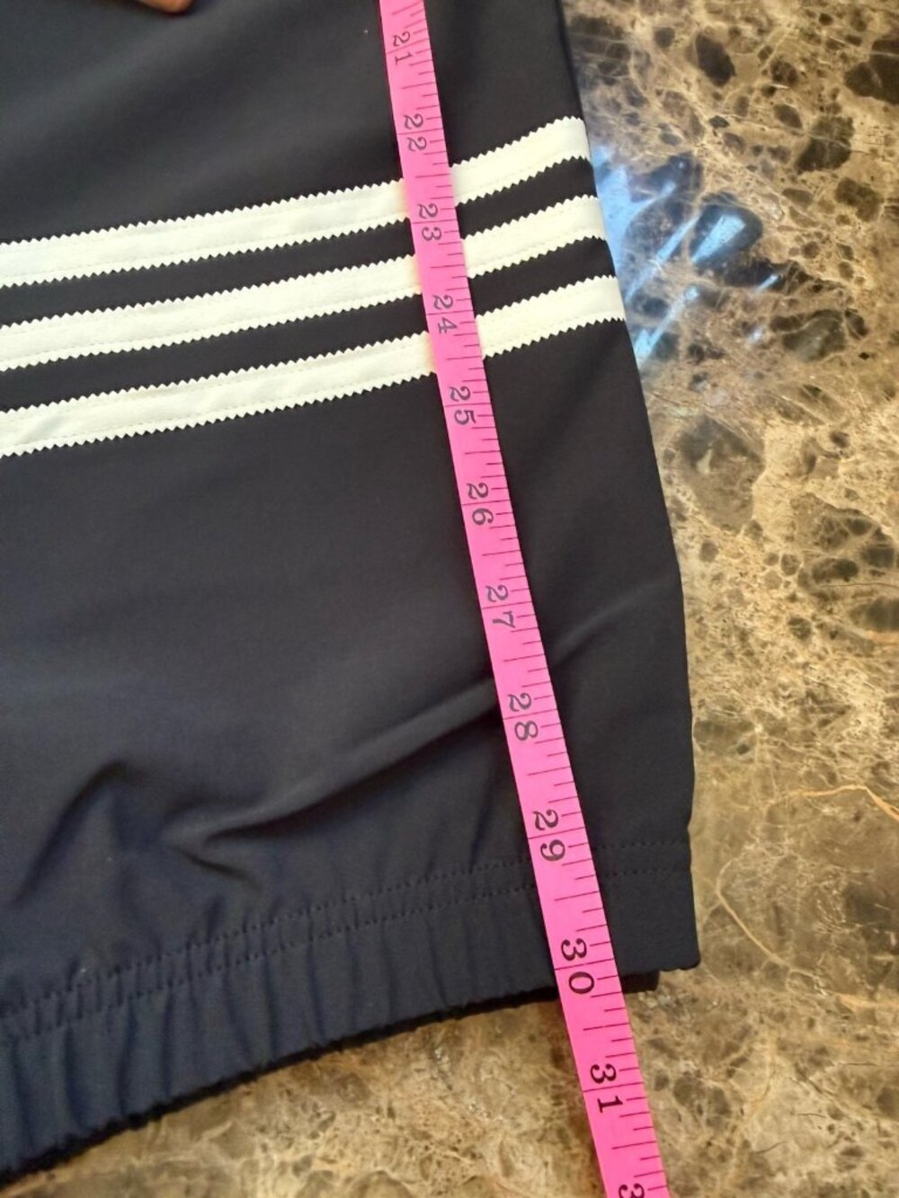 Adidas Originals Men’s 3XL High Rise Tapered Leg Track Pants Immense Navy NWT - Picture 7 of 10